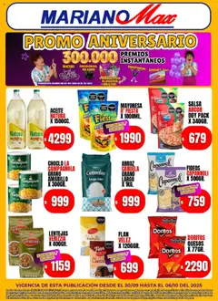 Vista previa del folleto de la tienda Mariano Max válido desde el 30/09/2025 