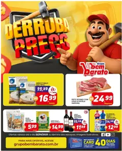 Pré-Visualização do folheto "Ofertas da semana" da loja Supermercado Bem Barato válido a partir de 16/09/2025