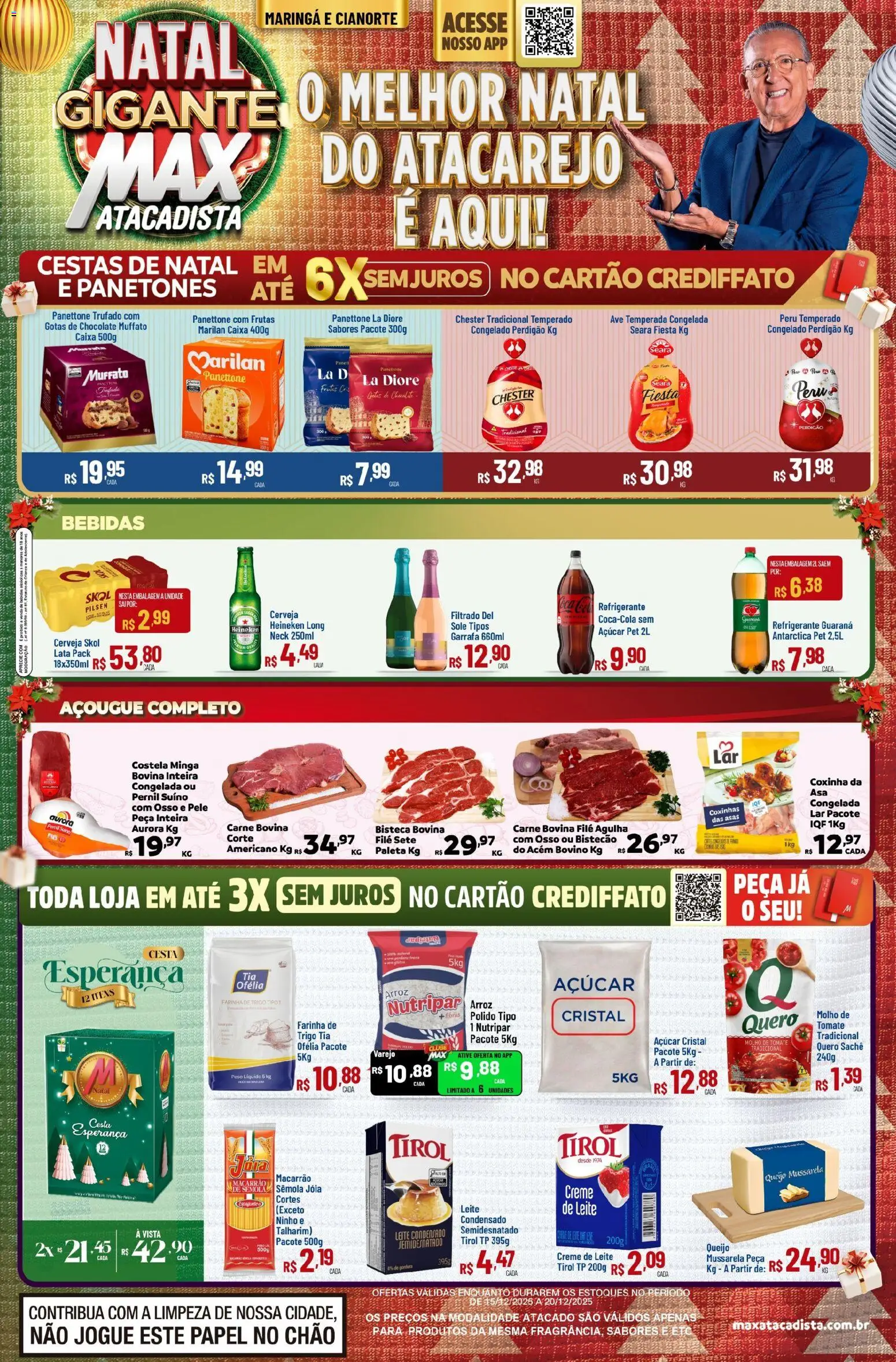 Pré-Visualização do folheto "Ofertas Semanal" da loja Max Atacadista válido a partir de 15/12/2025