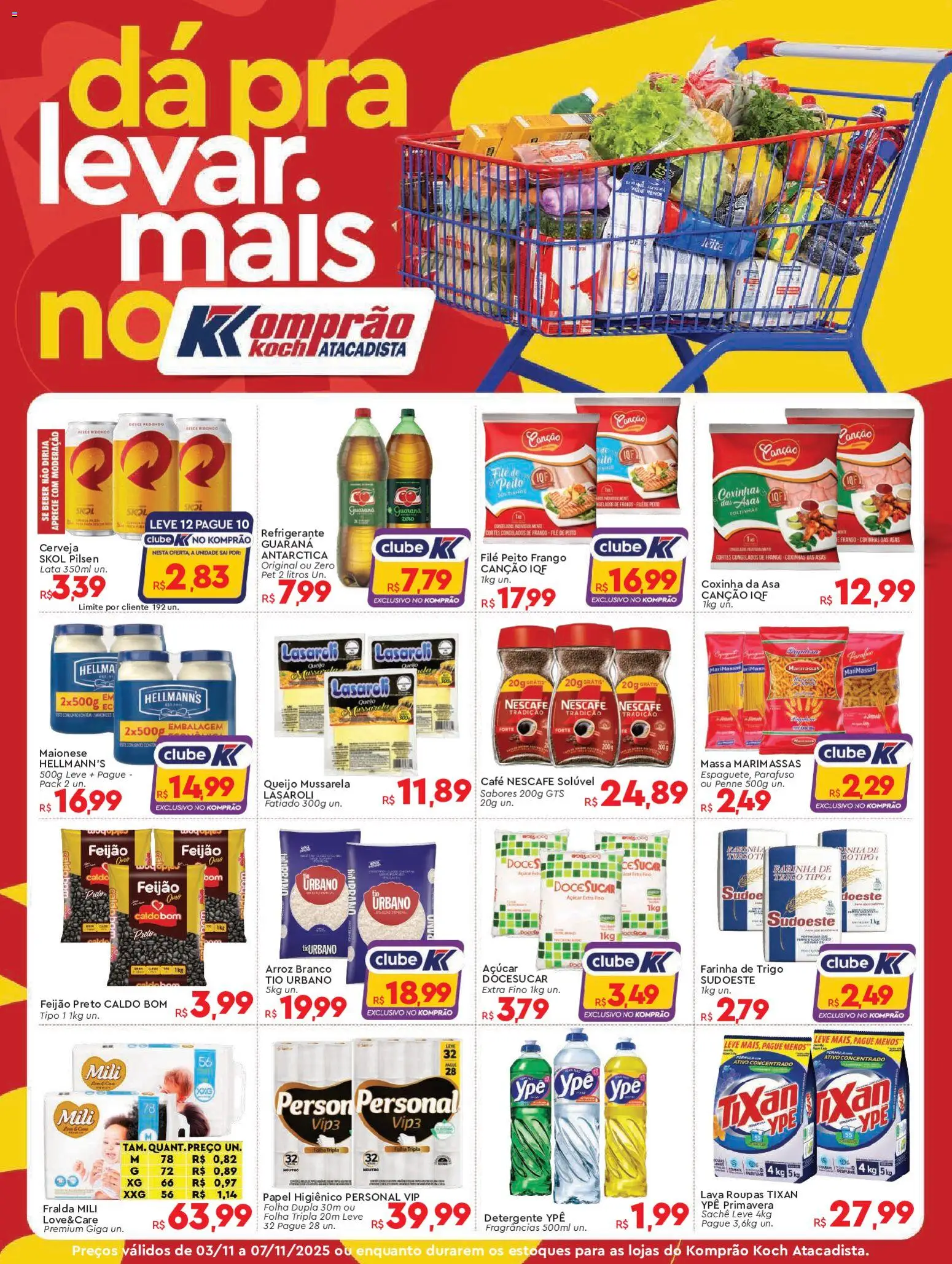 Pré-Visualização do folheto "Ofertas da semana" da loja Komprao Atacadista válido a partir de 03/11/2025