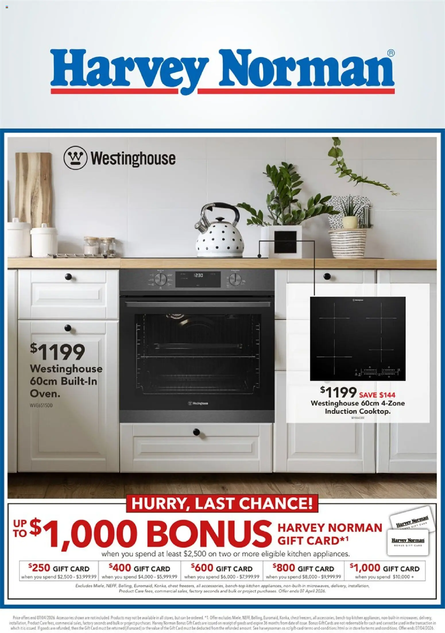 Preview of catalogue Harvey Norman Easter Super Deals on Home Appliances from shop Harvey Norman valid 1 Apr 2026