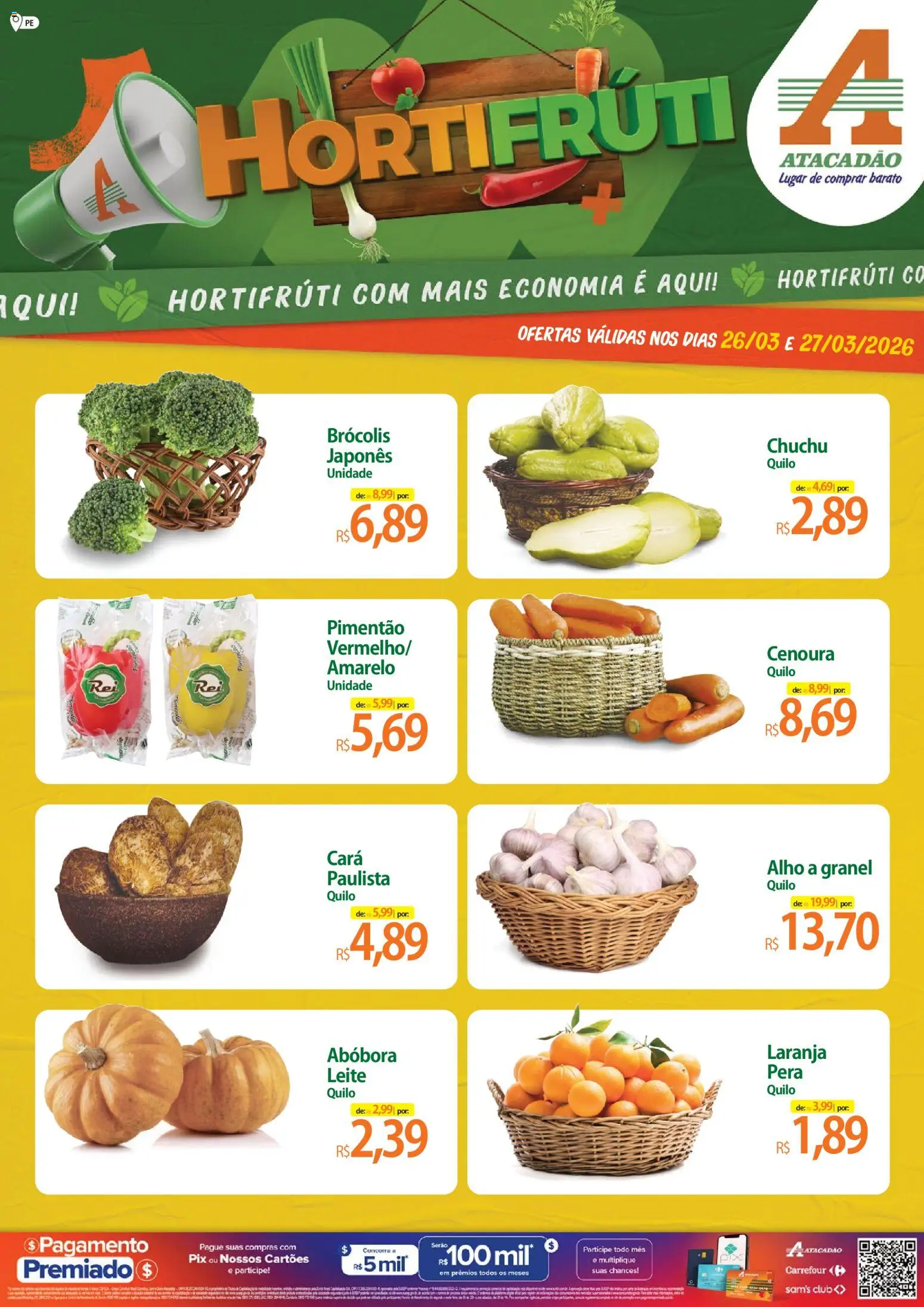 Pré-Visualização do folheto "Atacadão ofertas - PE" da loja Atacadão válido a partir de 26/03/2026
