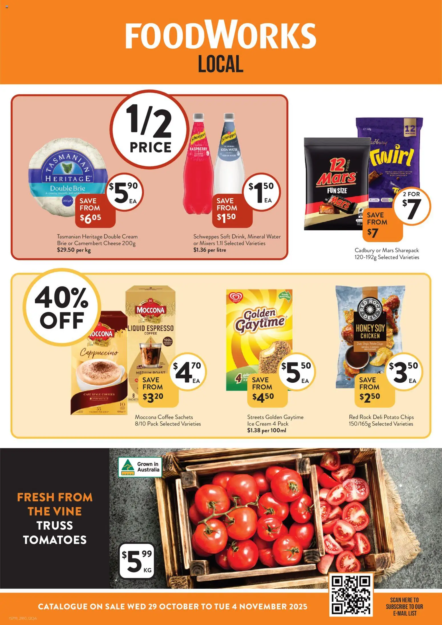 Foodworks catalogue valid from 29/10/2025 - page 1