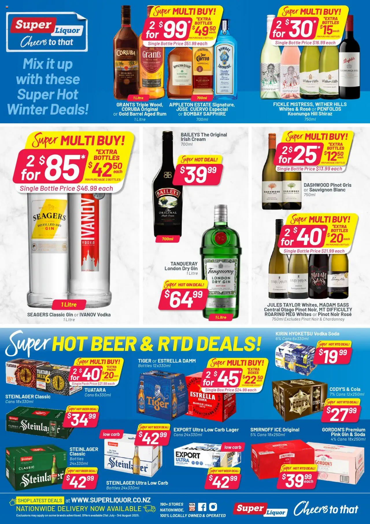 Catalogue Super Liquor catalogue valid from 21 Jul 2025 - page 1