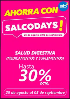 Folleto de la tienda Salcobrand válido desde el 24.08.2025 