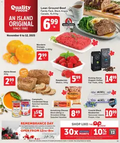 Preview of leaflet Weekly flyer / circulaire from shop Quality Foods is valid from Nov 06, 2025