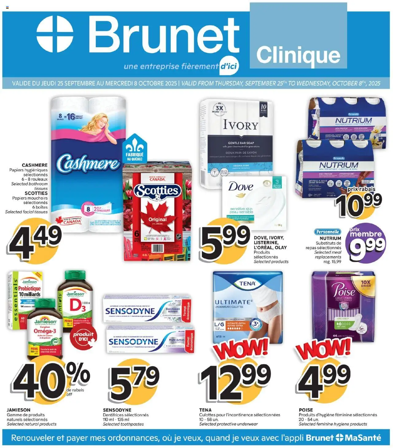 Brunet flyer valid from Sep 25, 2025 - page number 1