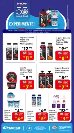 Pré-Visualização do folheto "Semar Supermercado ofertas Danone" da loja Semar Supermercado válido a partir de 02/04/2026