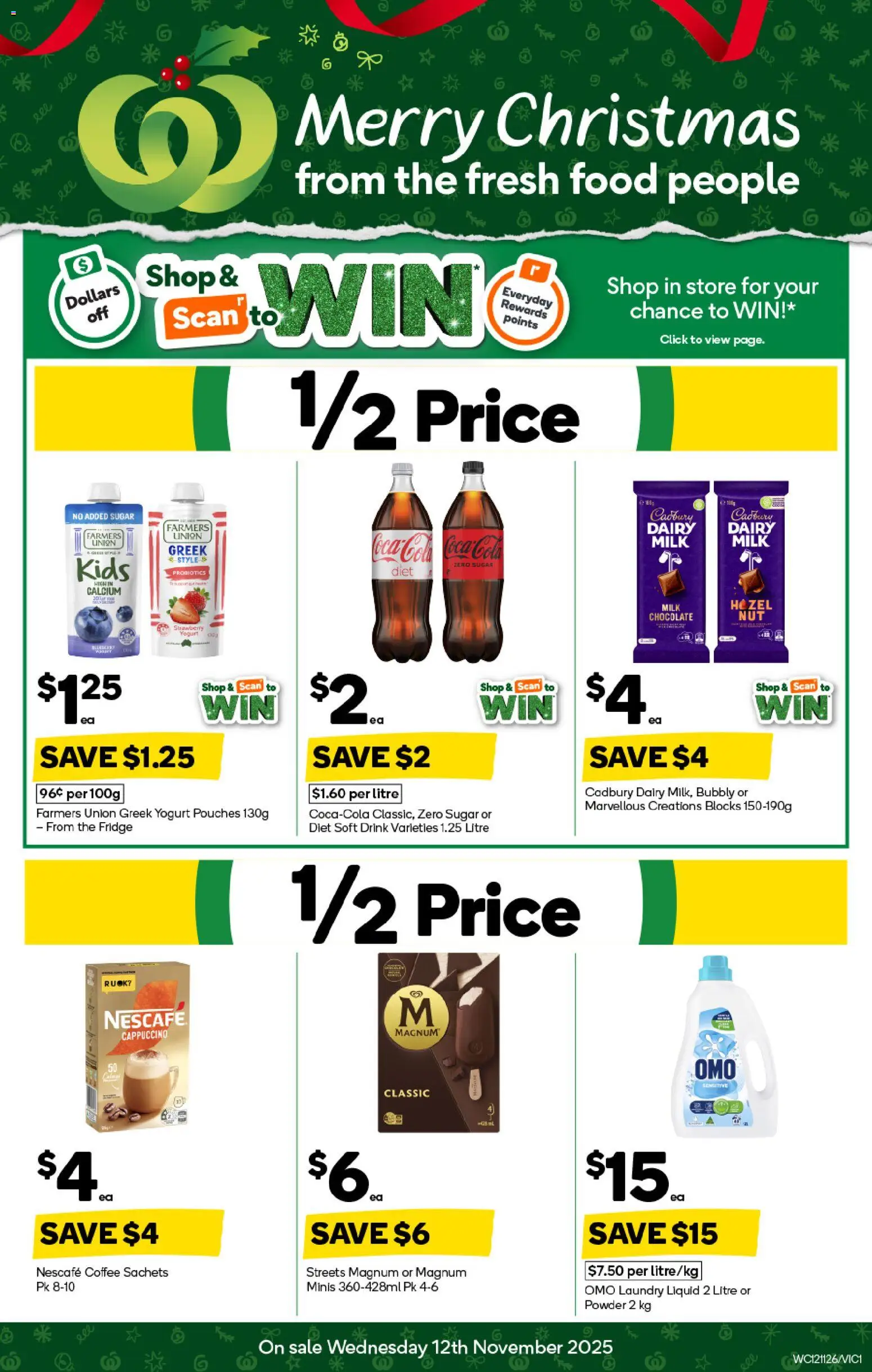 Preview of catalogue Weekly Specials Catalogue VIC from shop Woolworths valid 12/11/2025
