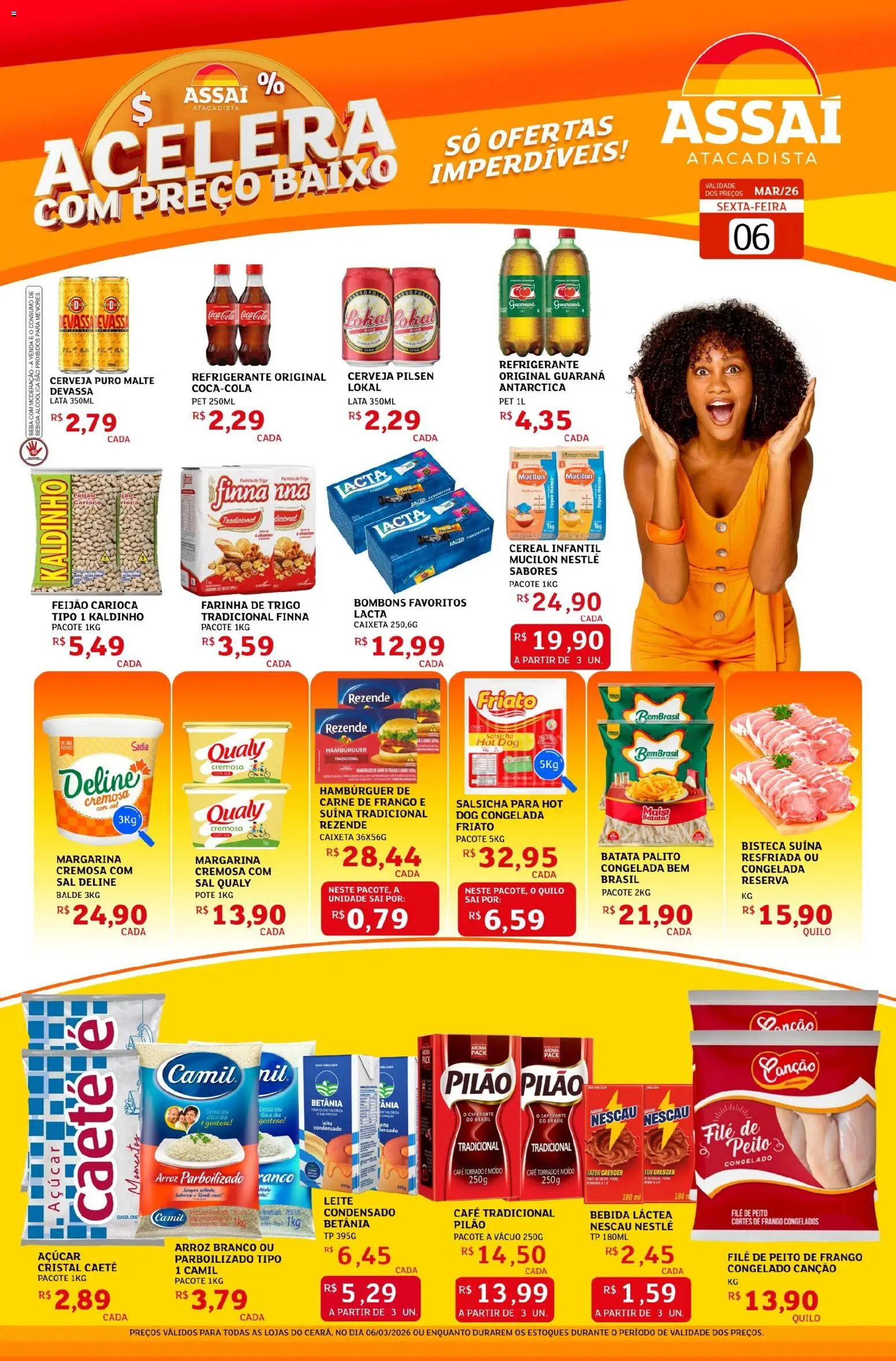 Pré-Visualização do folheto "Assaí Atacadista ofertas - CE" da loja Assaí Atacadista válido a partir de 06/03/2026