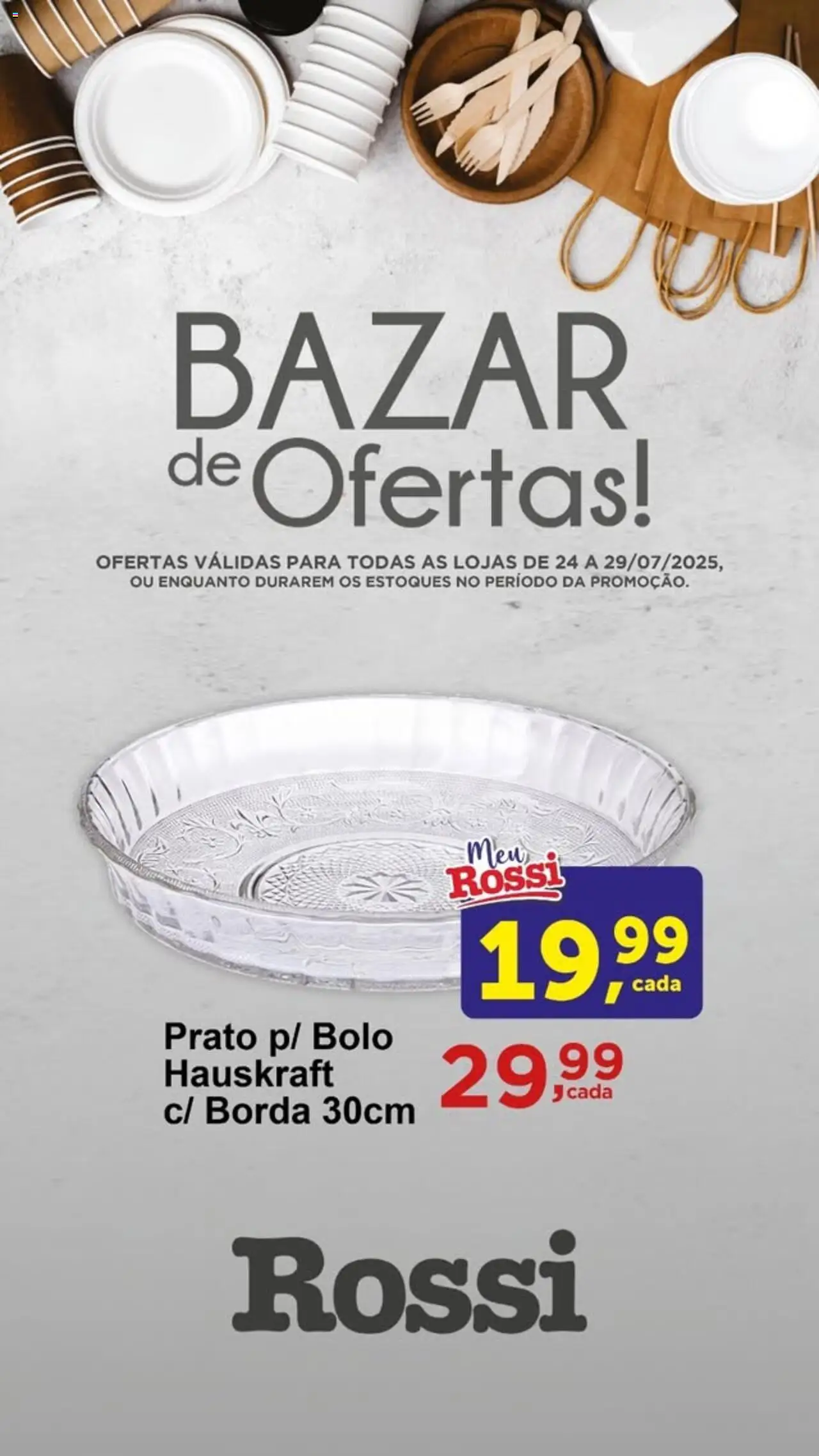 Rossi Supermercados folheto "Ofertas da semana" válido a partir de 24/07/2025 - número de página 1