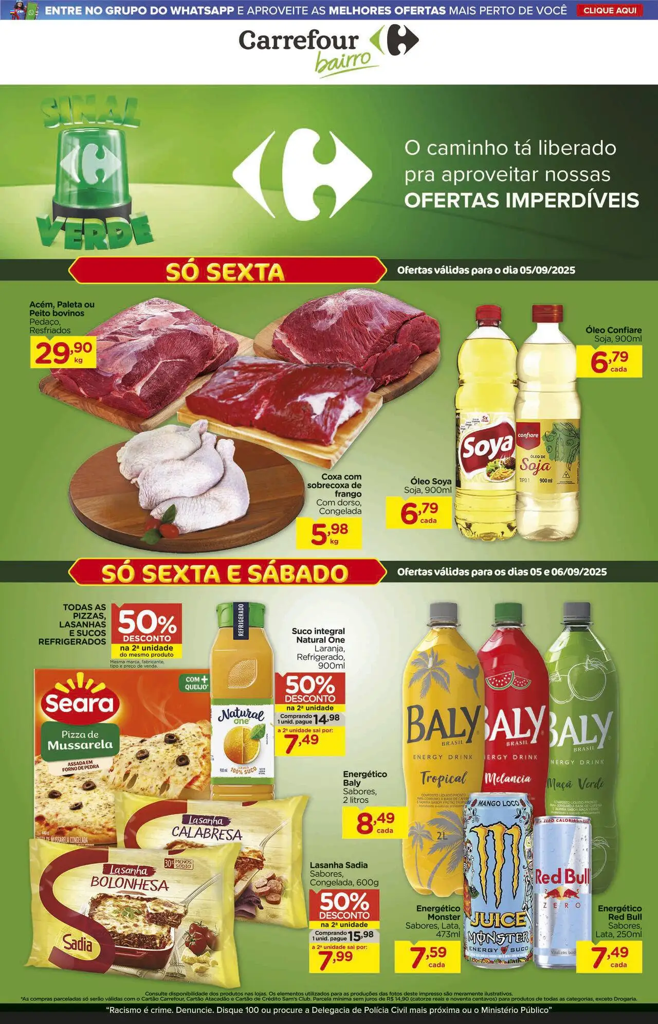 Carrefour Bairro folheto "Ofertas da semana" válido a partir de 05/09/2025 - número de página 1