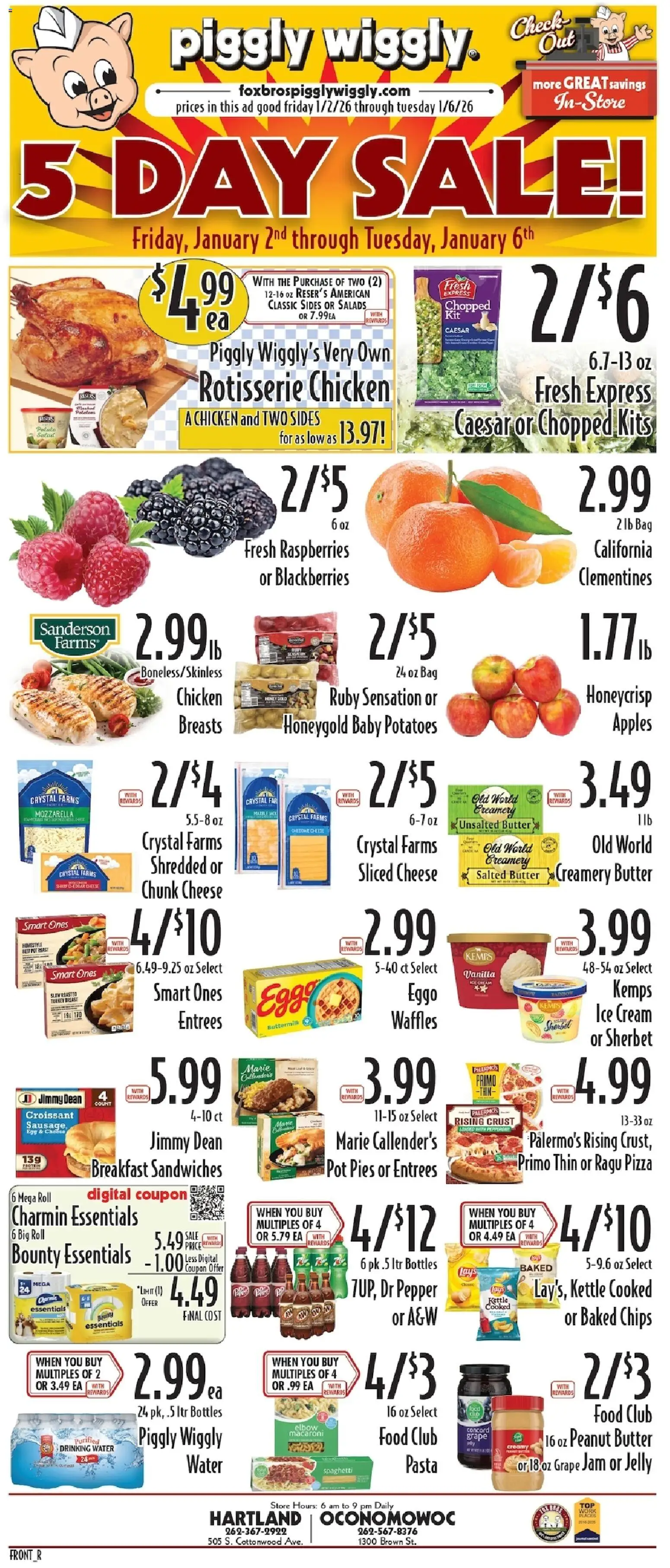 Ad Preview of Piggly Wiggly Weekly Ad from 01/02/2026