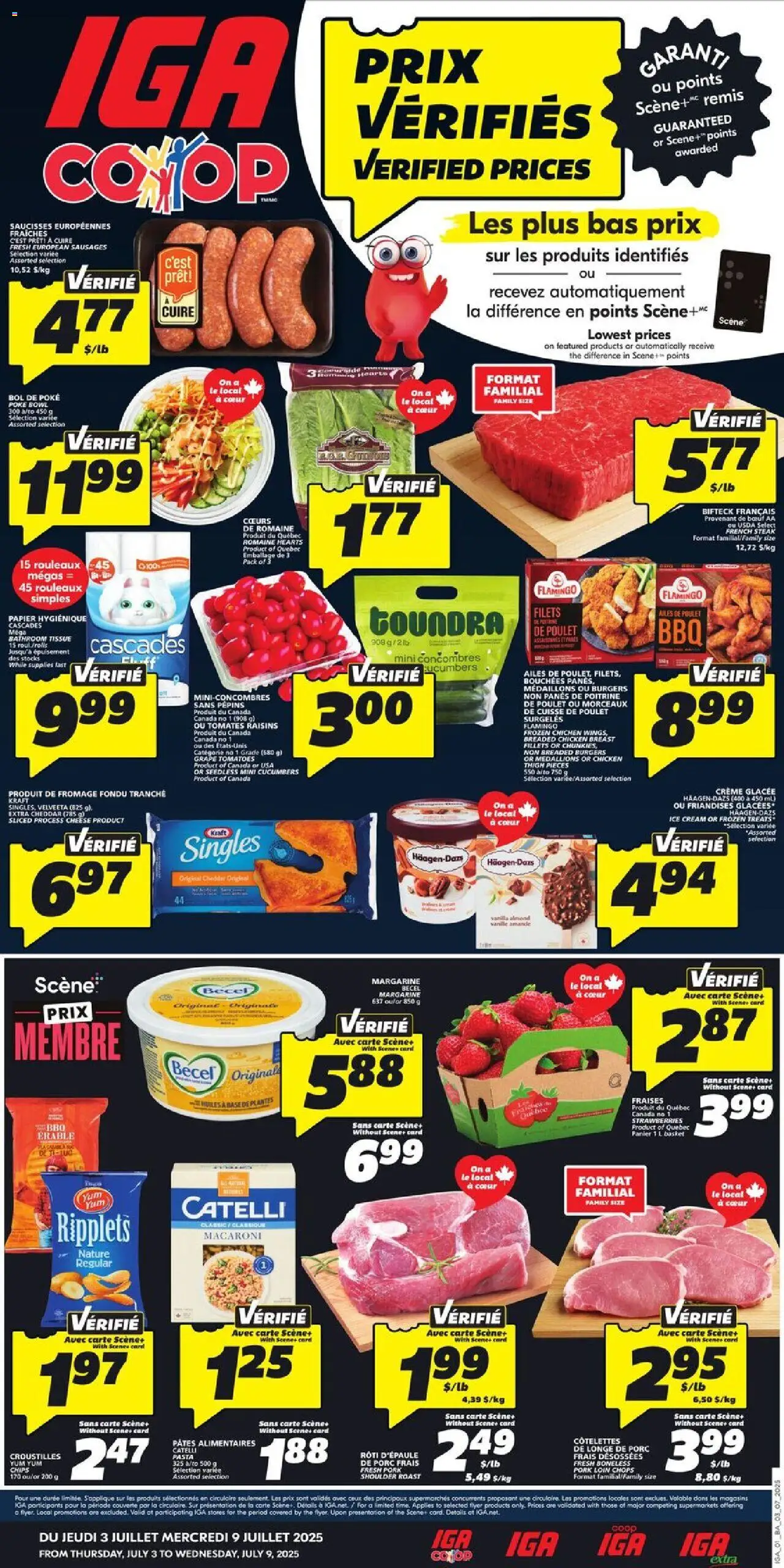 IGA flyer valid from Jul 03, 2025 - page number 1