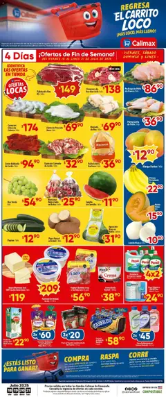 Vista previa las ofertas de la tienda Calimax - Folleto Mexicali desde el 18/07/2025 