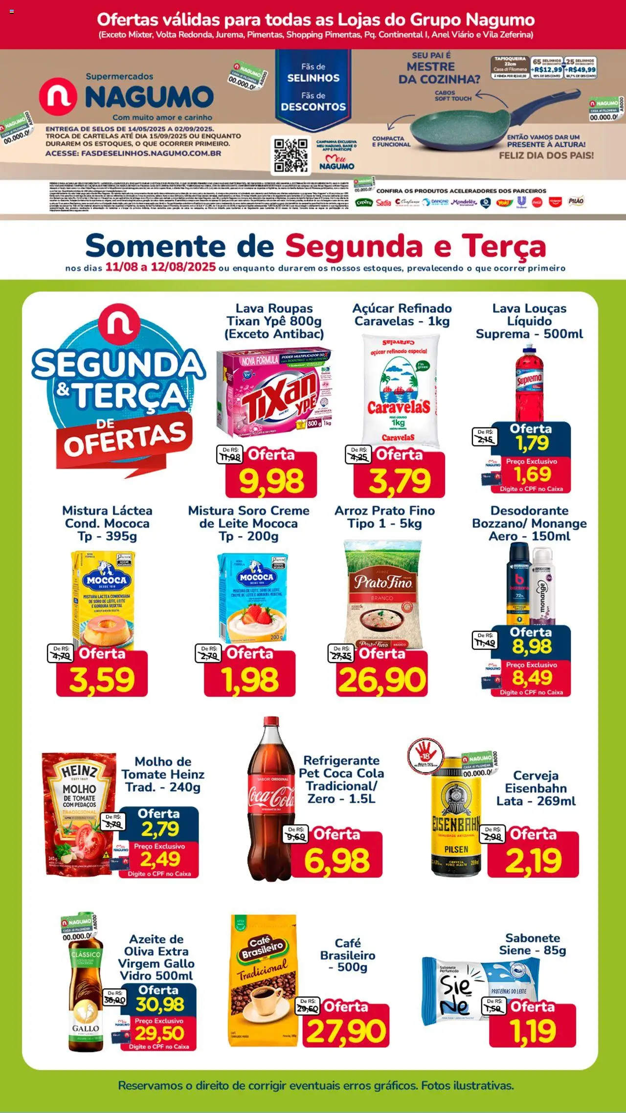 Nagumo folheto "Ofertas Segunda e Terça" válido a partir de 11/08/2025 - número de página 1