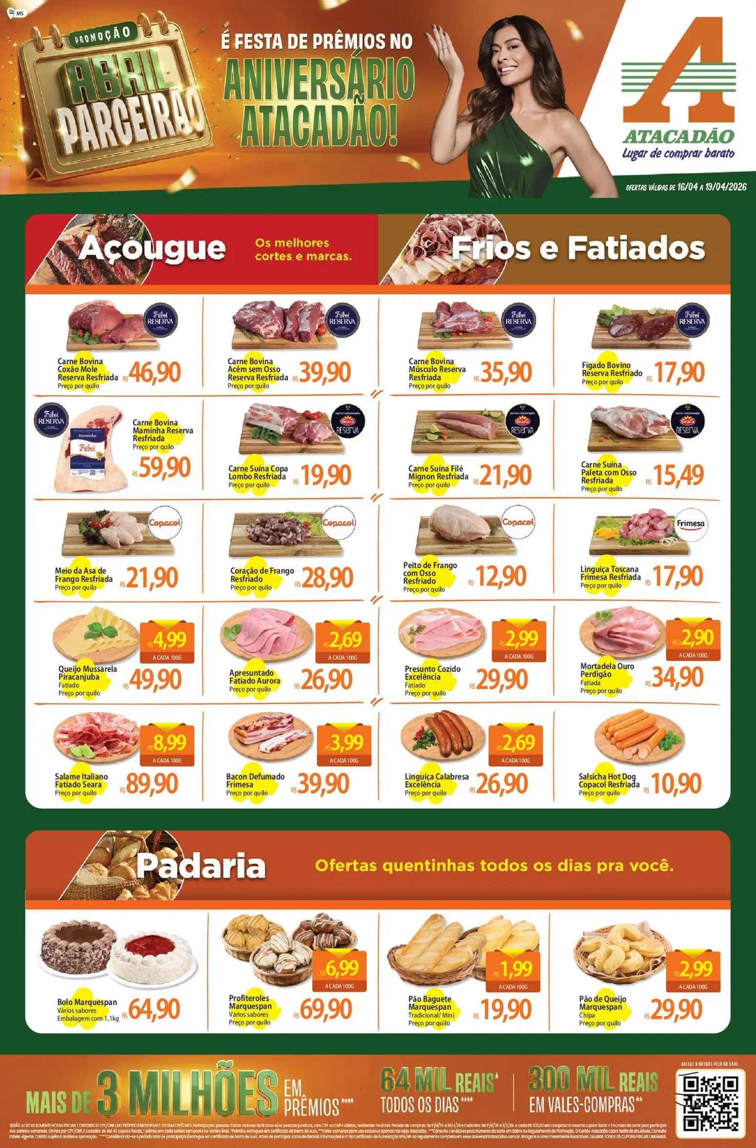 Pré-Visualização do folheto "Atacadão ofertas - MS" da loja Atacadão válido a partir de 16/04/2026