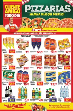 Pré-Visualização do folheto "Ofertas Pizzarias" da loja Fort Atacadista válido a partir de 08/12/2025