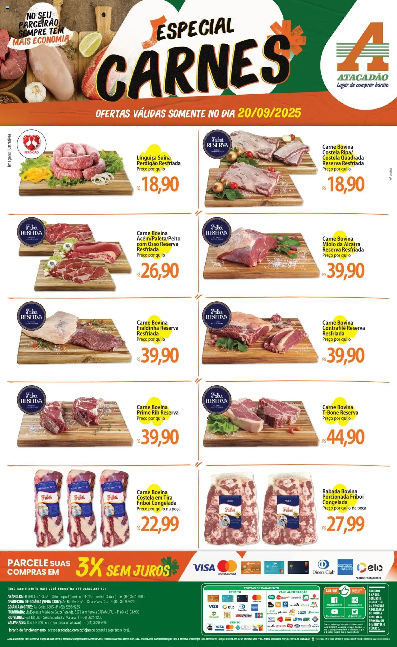 Atacadão folheto "Ofertas - GO" válido a partir de 20/09/2025 - número de página 1