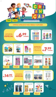Pré-Visualização do folheto "Ofertas Especial Dia das Crianças" da loja Comercial Esperança válido a partir de 03/10/2025