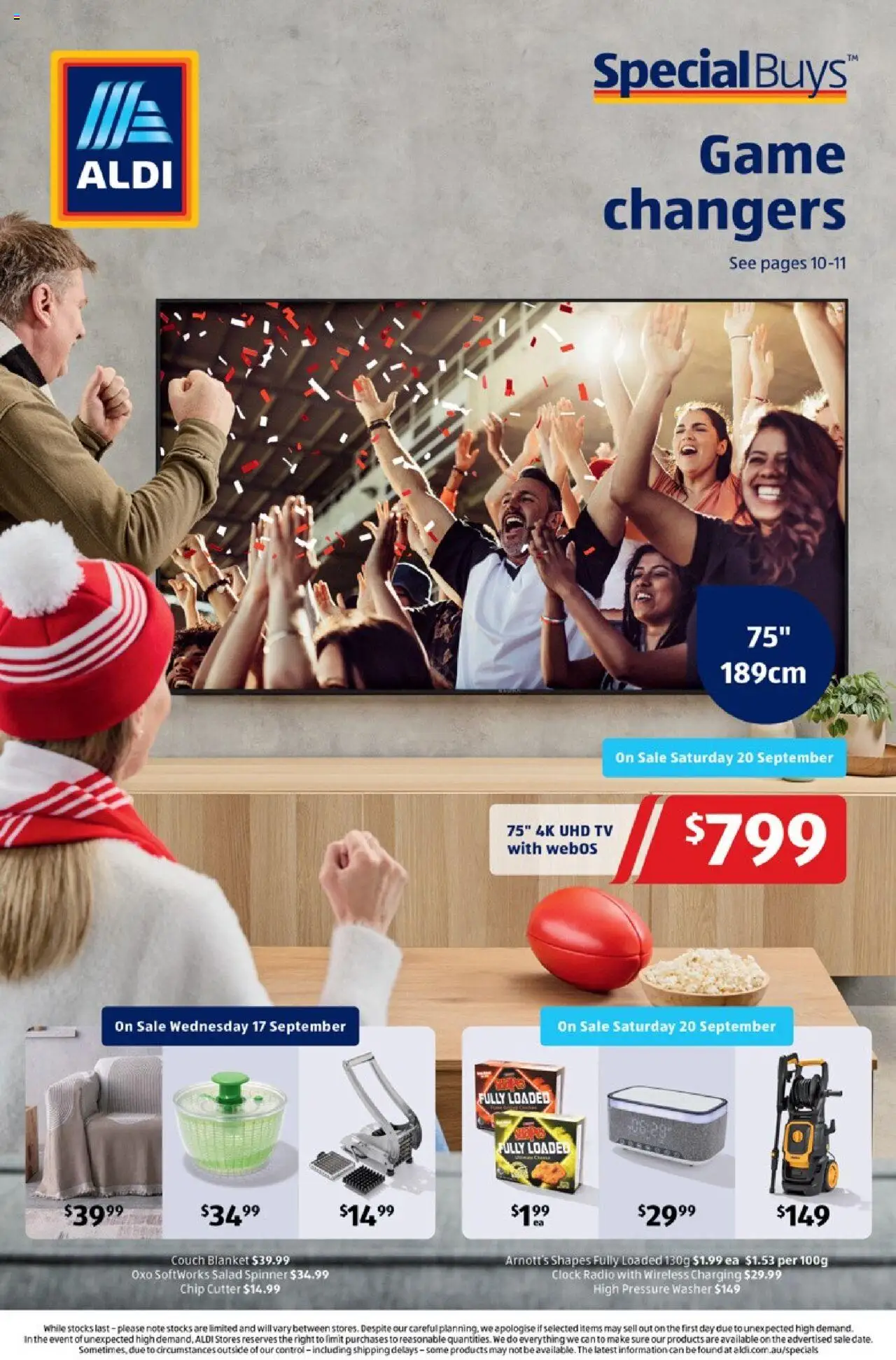 Preview of catalogue Aldi Specials Catalogue from shop Aldi valid 17/09/2025