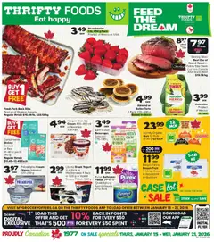 Un aperçu du dépliant Weekly flyer / circulaire du magasin Thrifty Foods est valide à partir 15 janv. 2026