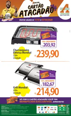 Pré-Visualização do folheto "Ofertas - AL" da loja Atacadão válido a partir de 17/09/2025