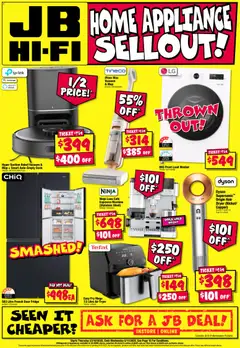 Preview of catalogue Home Appliance Sellout from shop JB Hi-Fi valid 23/10/2025