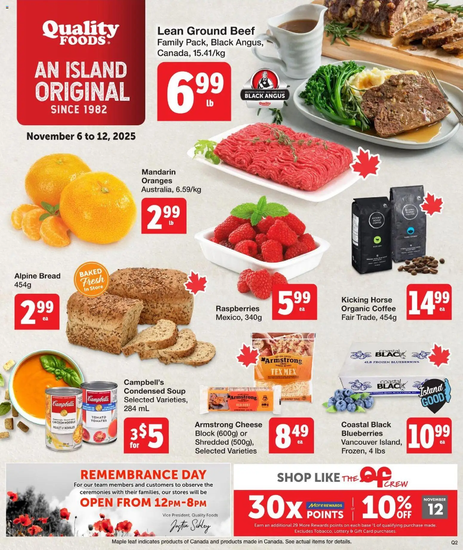 Preview of leaflet Weekly flyer / circulaire from shop Quality Foods is valid from Nov 06, 2025