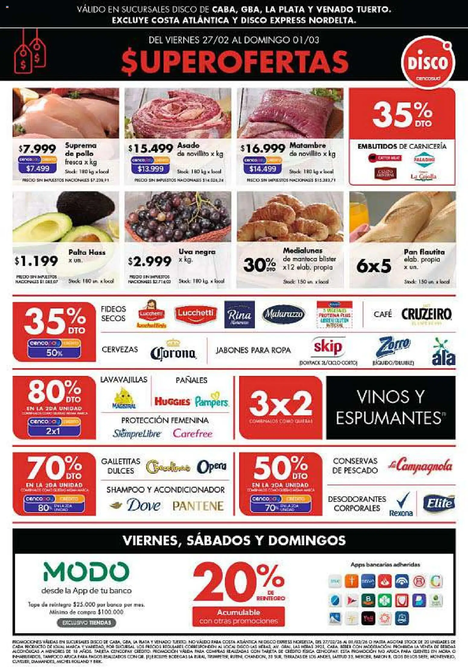 Vista previa del folleto de la tienda Disco válido desde el 26/02/2026 