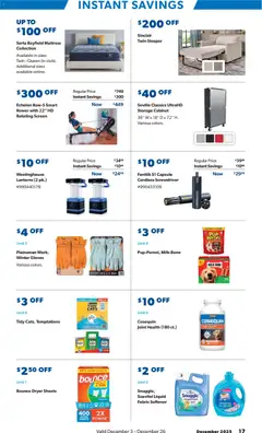 Ad Preview of Sam's Club Instant Savings Book December from 12/03/2025 | Page: 17