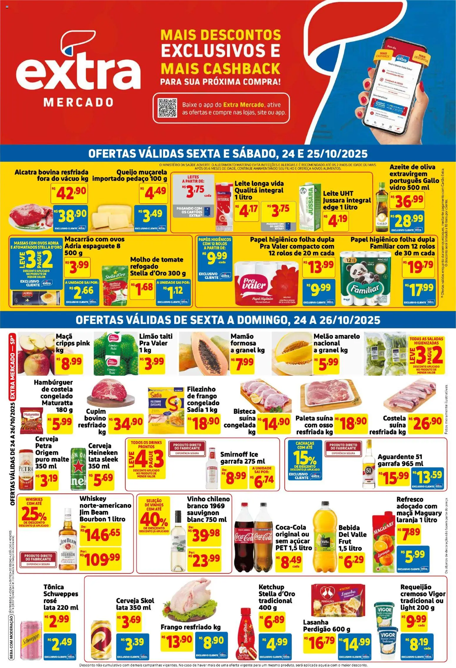 Extra folheto "Ofertas de Mercado Fim de Semana" válido a partir de 24/10/2025 - número de página 1