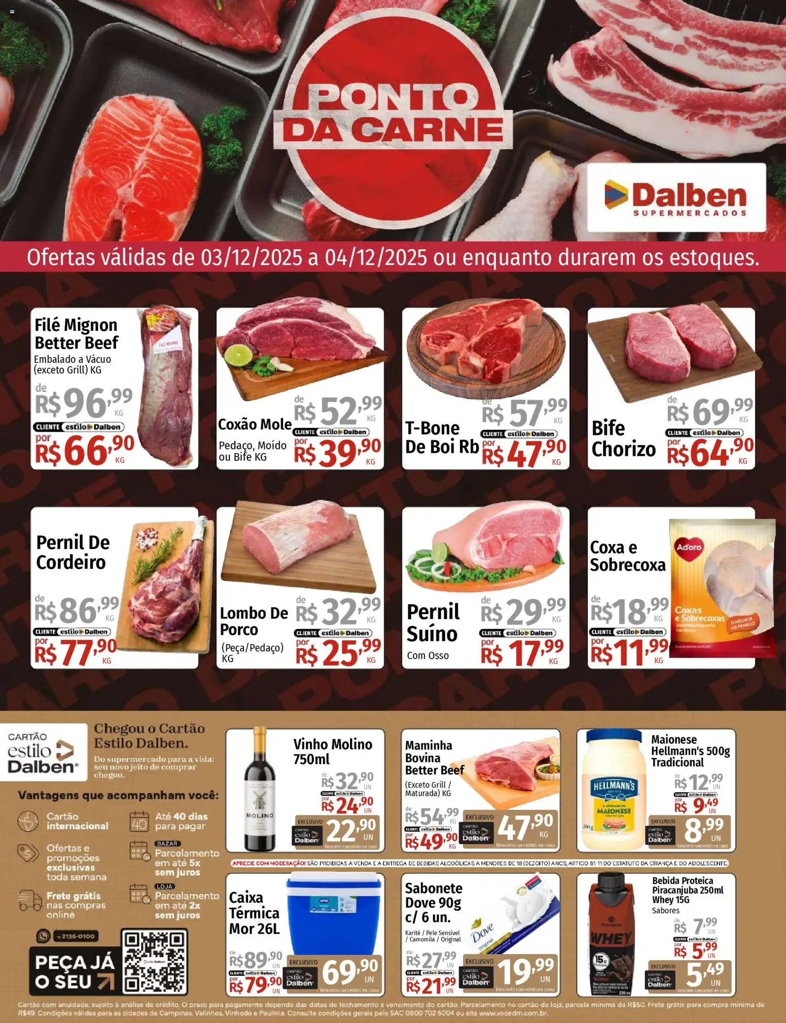 Pré-Visualização do folheto "Ofertas da semana" da loja Supermercado Dalben válido a partir de 03/12/2025