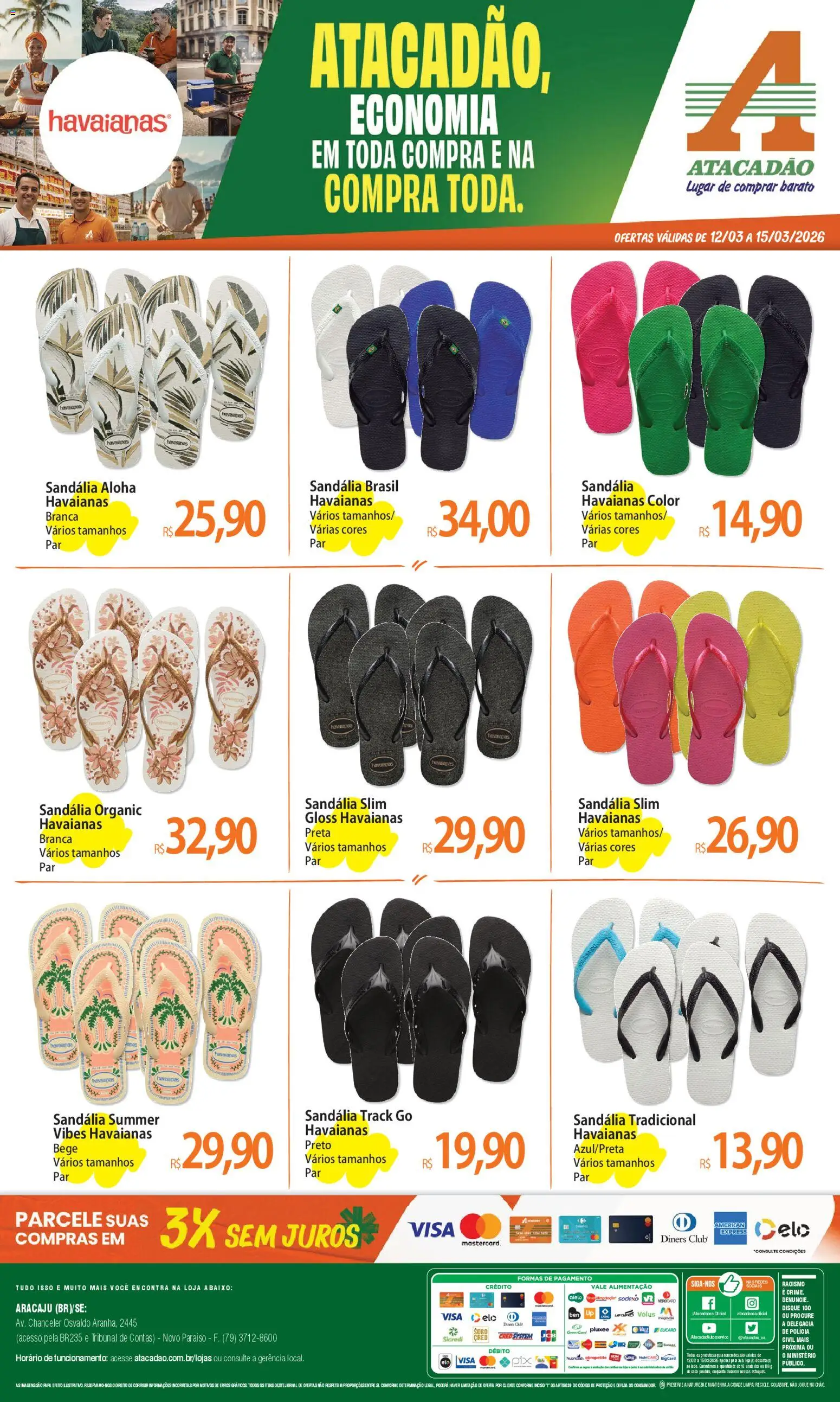 Pré-Visualização do folheto "Atacadão ofertas - SE" da loja Atacadão válido a partir de 12/03/2026
