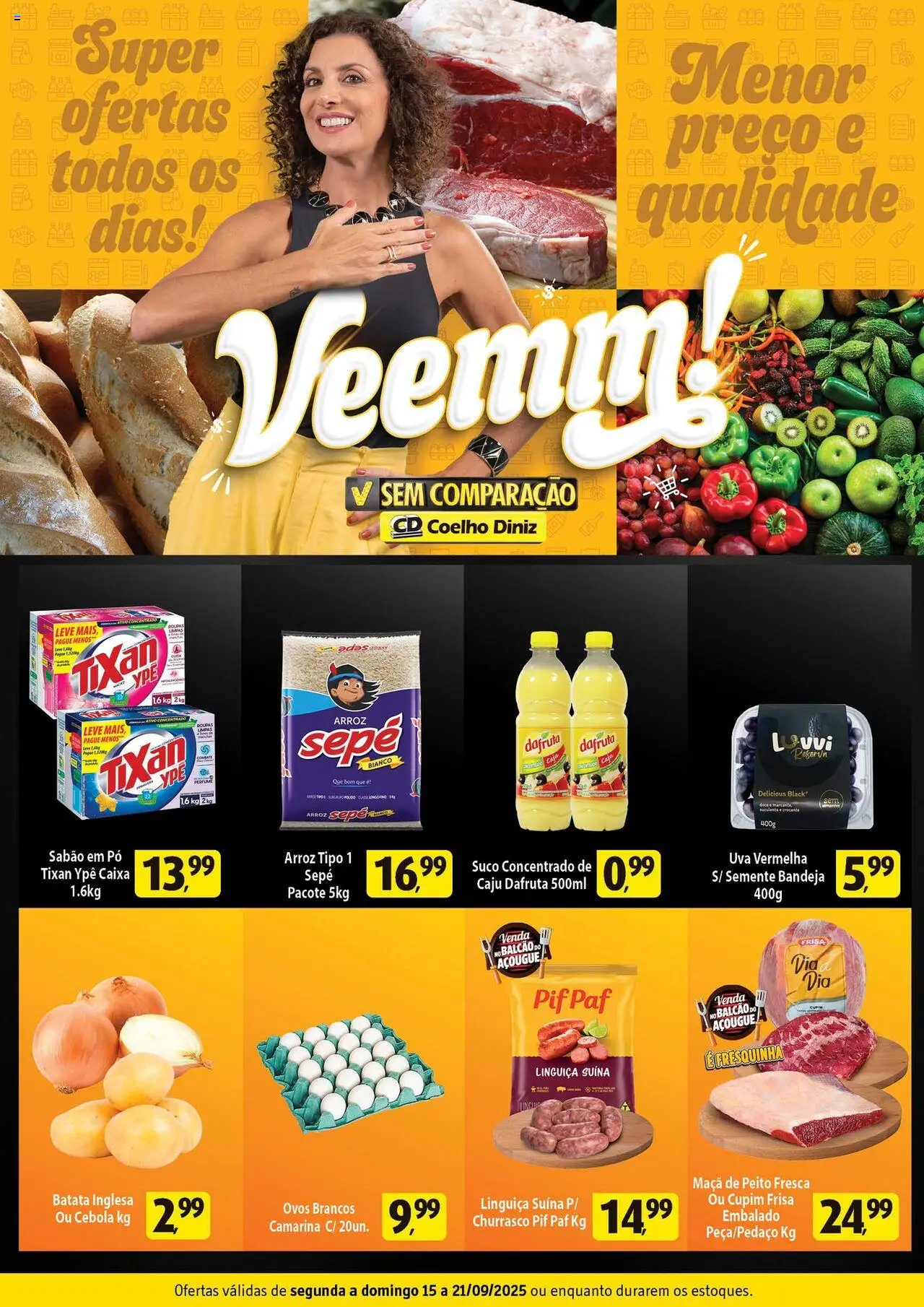 Coelho Diniz folheto "Ofertas da semana" válido a partir de 15/09/2025 - número de página 1