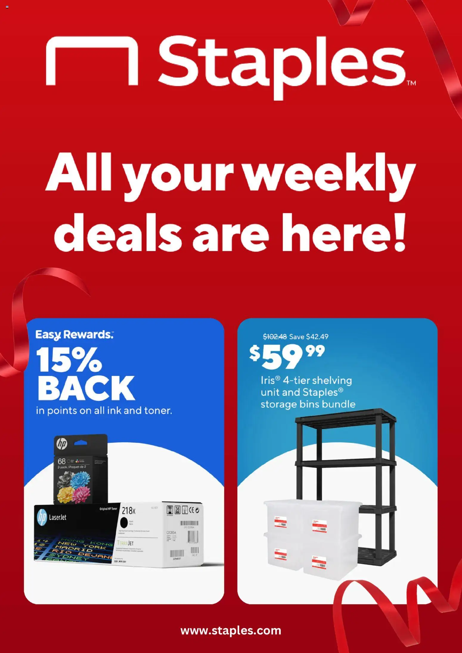 Ad Preview of Staples Staples Weekly Ad from 04/12/2026