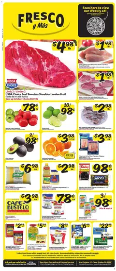 Ad Preview of Fresco y Más Weekly Ad from 10/22/2025