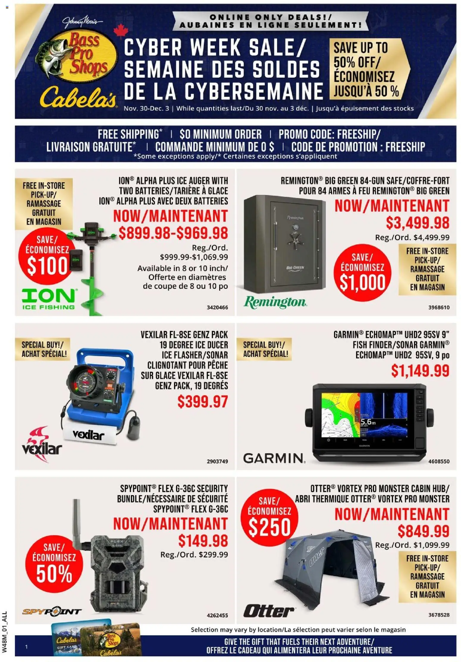 Preview of leaflet Cyber Monday from shop Cabelas is valid from Nov 30, 2025