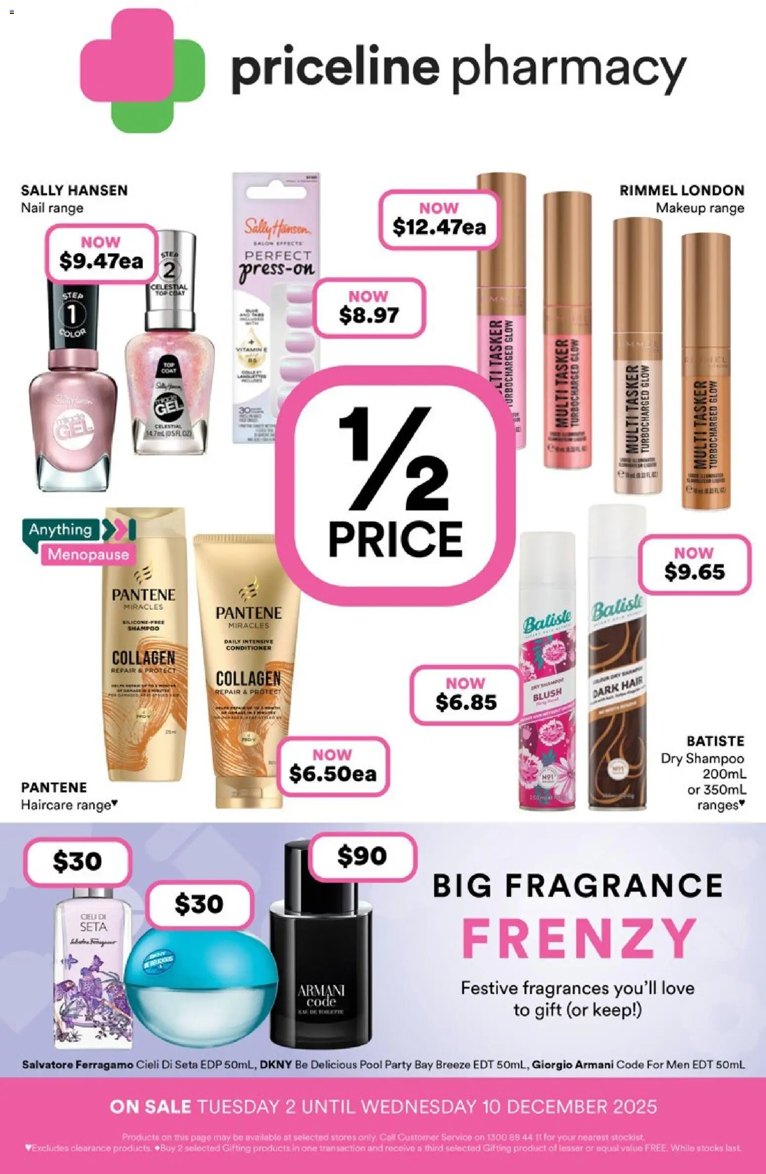 Preview of catalogue Catalogue from shop Priceline Pharmacy valid 02/12/2025