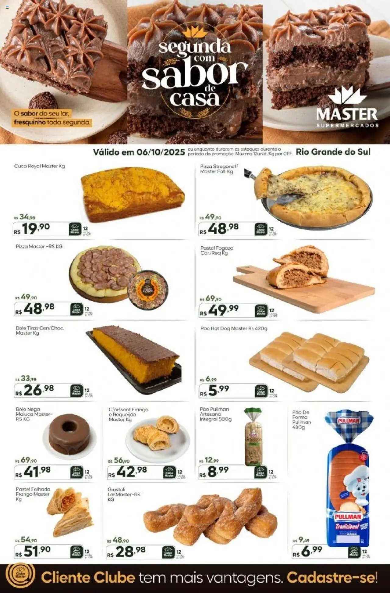 Master folheto "Ofertas do Dia - RS" válido a partir de 06/10/2025 - número de página 1
