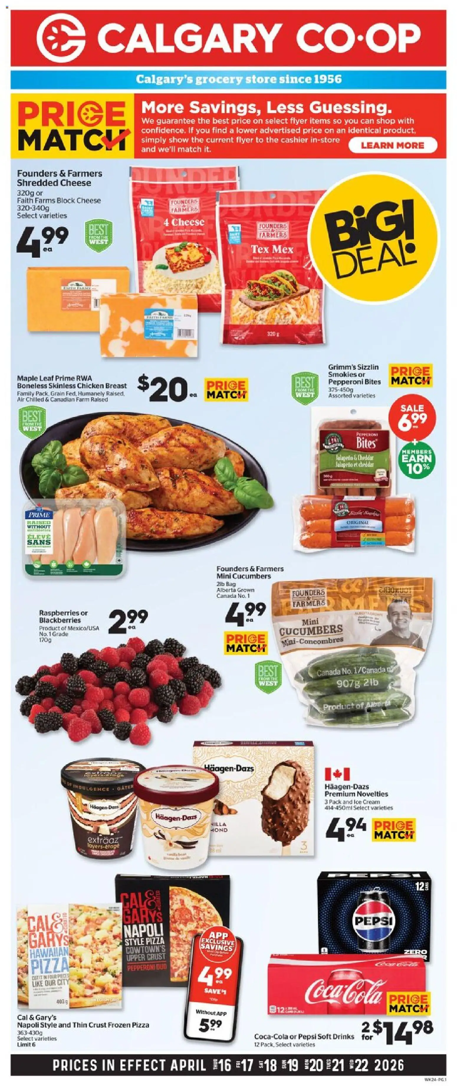 Preview of leaflet Calgary Co-op weekly flyer / circulaire from shop Calgary Co-op is valid from Apr 16, 2026