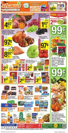 Ad Preview of Shaw's Weekly Ad - VT from 10/24/2025