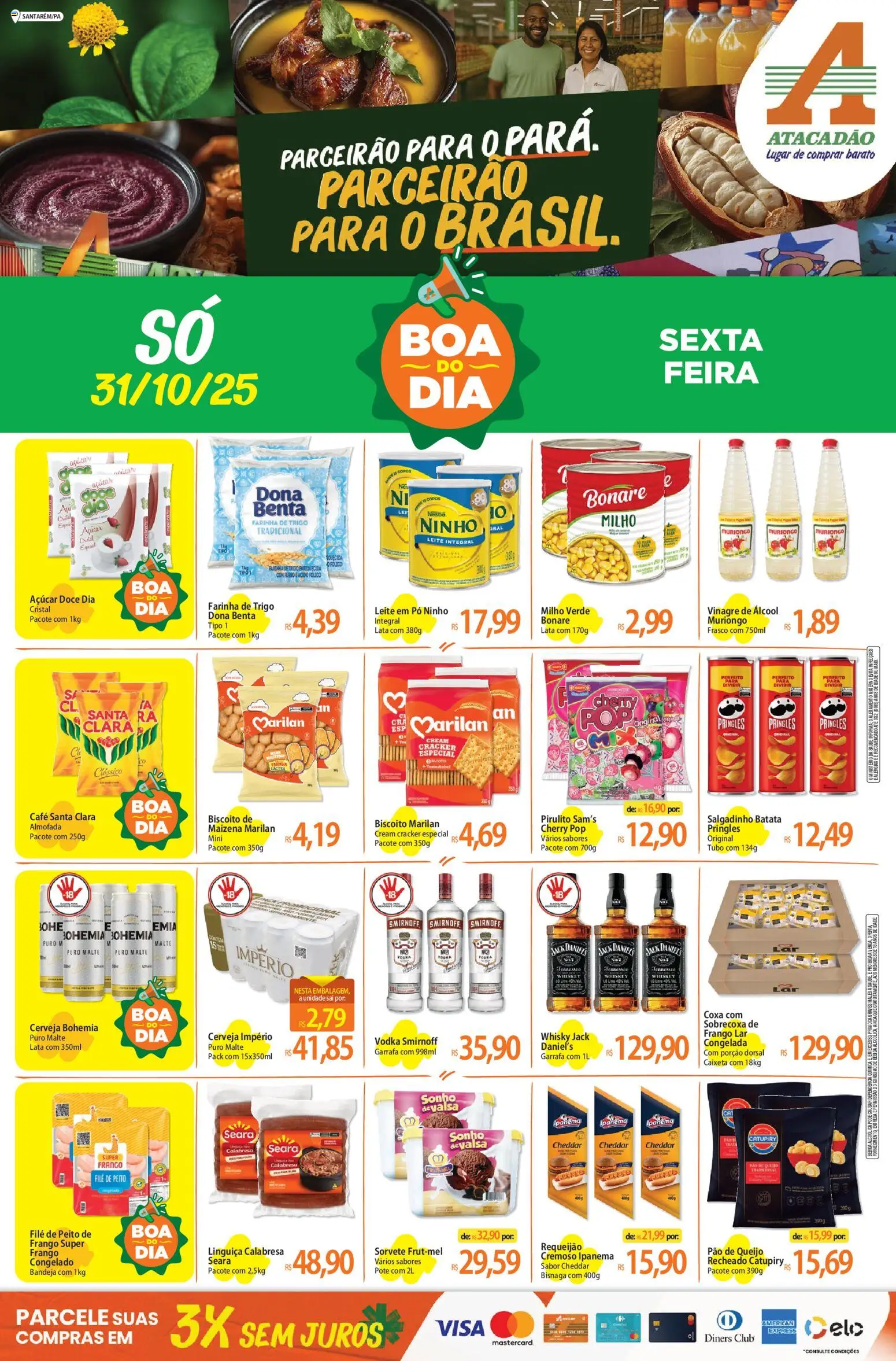 Pré-Visualização do folheto "Ofertas - PA" da loja Atacadão válido a partir de 31/10/2025