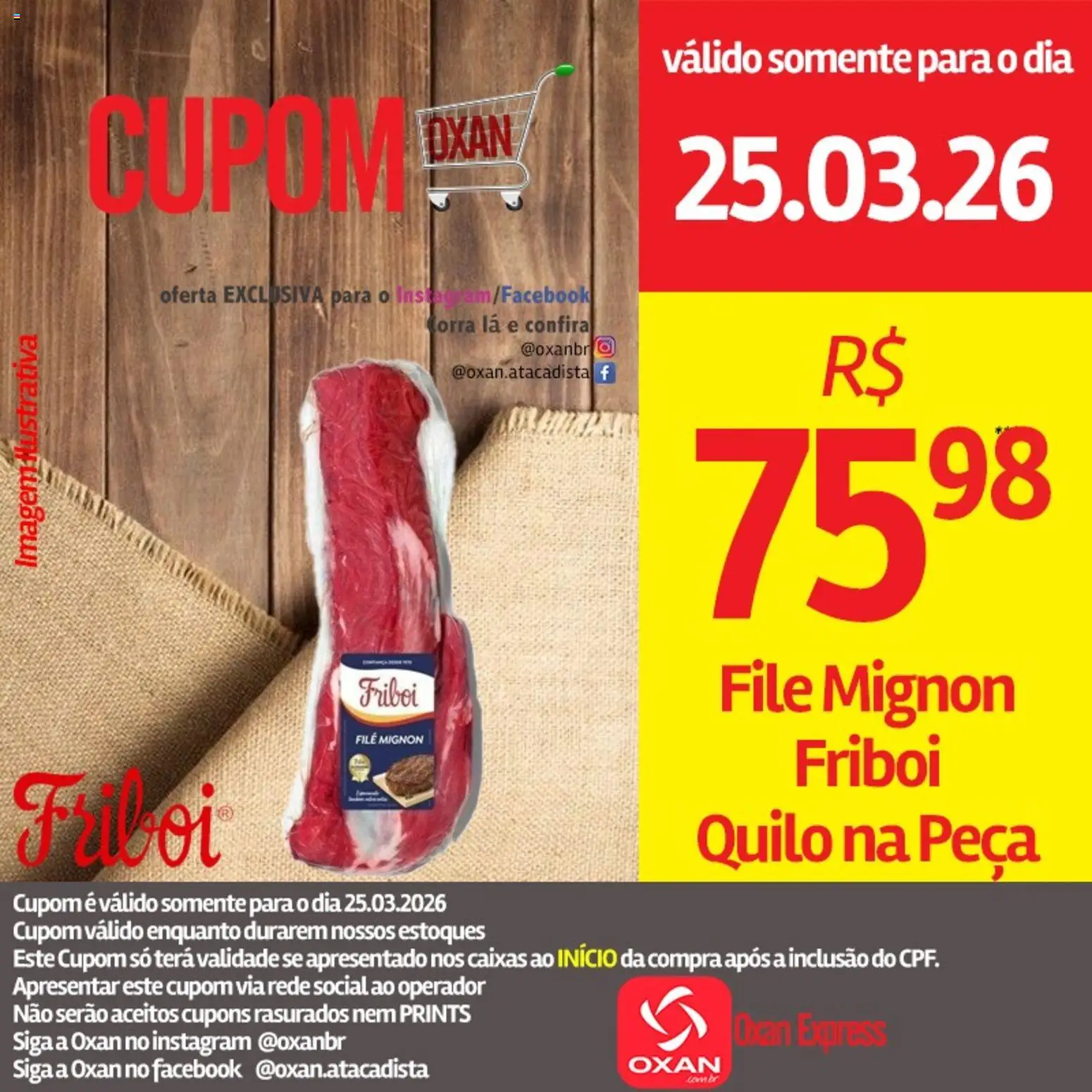 Pré-Visualização do folheto "Oxan Atacadista - Ofertas da semana" da loja Oxan Atacadista válido a partir de 25/03/2026