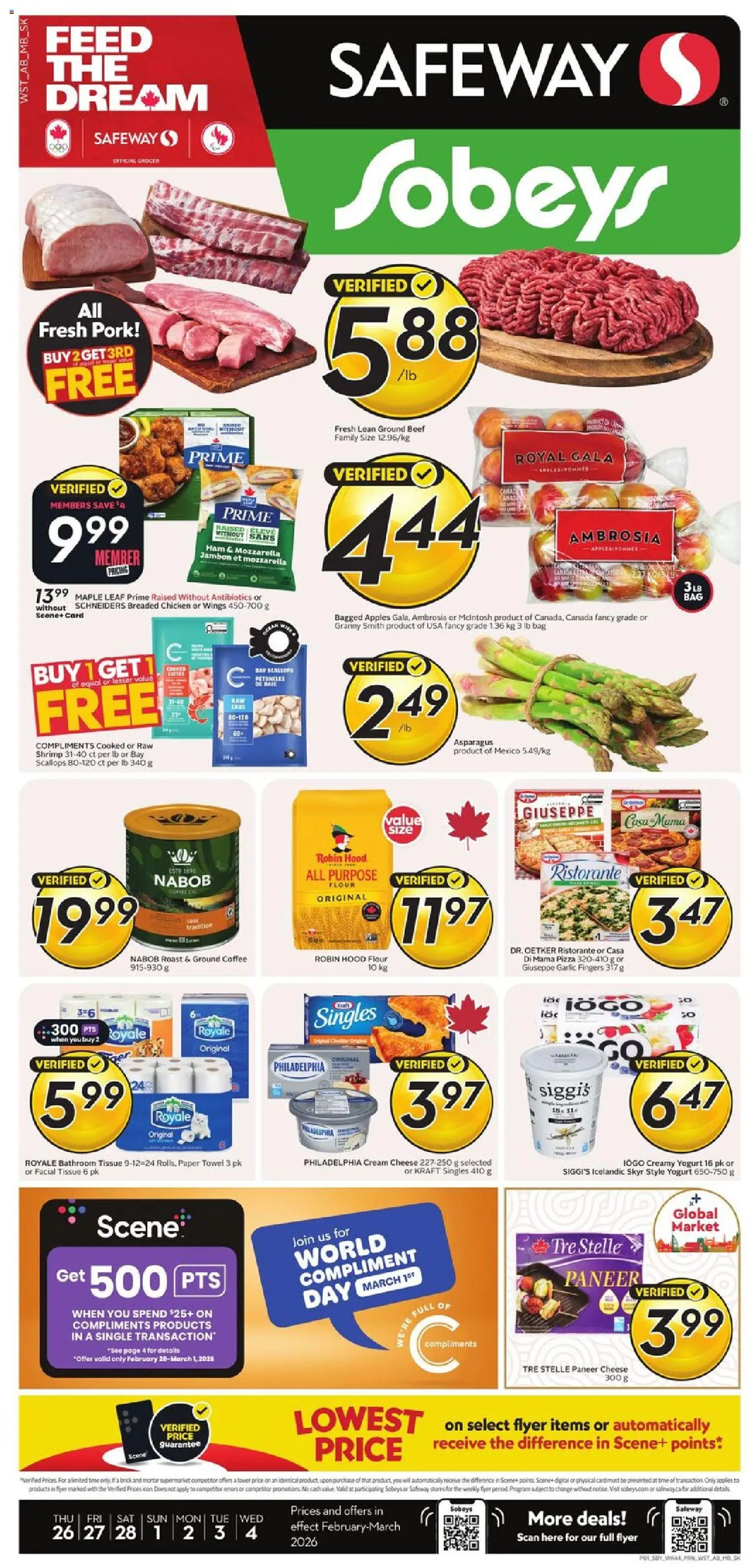 Preview of leaflet Weekly Flyer - MB from shop Safeway is valid from Feb 26, 2026