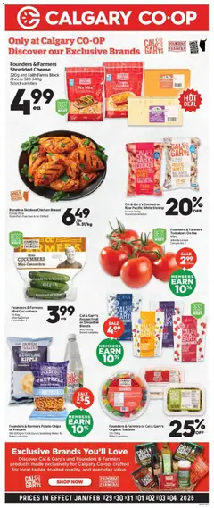 Preview of leaflet Weekly flyer / circulaire from shop Calgary Co-op is valid from Jan 29, 2026