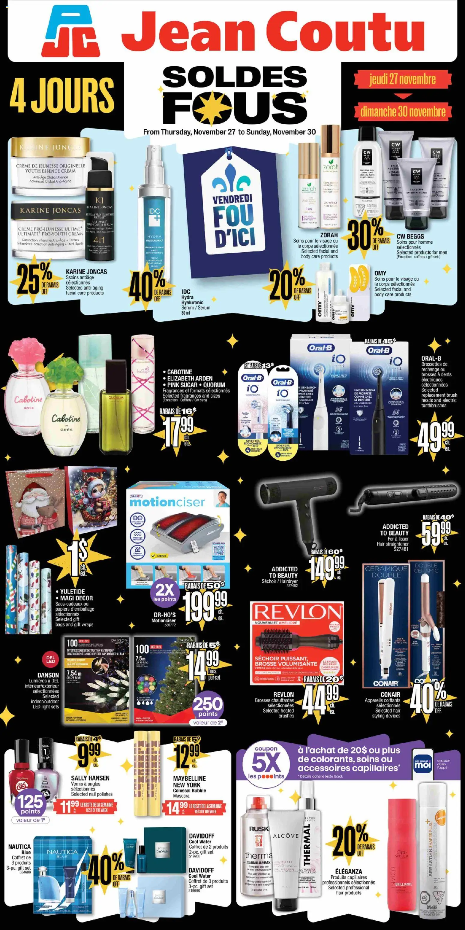 Preview of leaflet Black Friday Circulaire from shop Jean Coutu is valid from Nov 27, 2025
