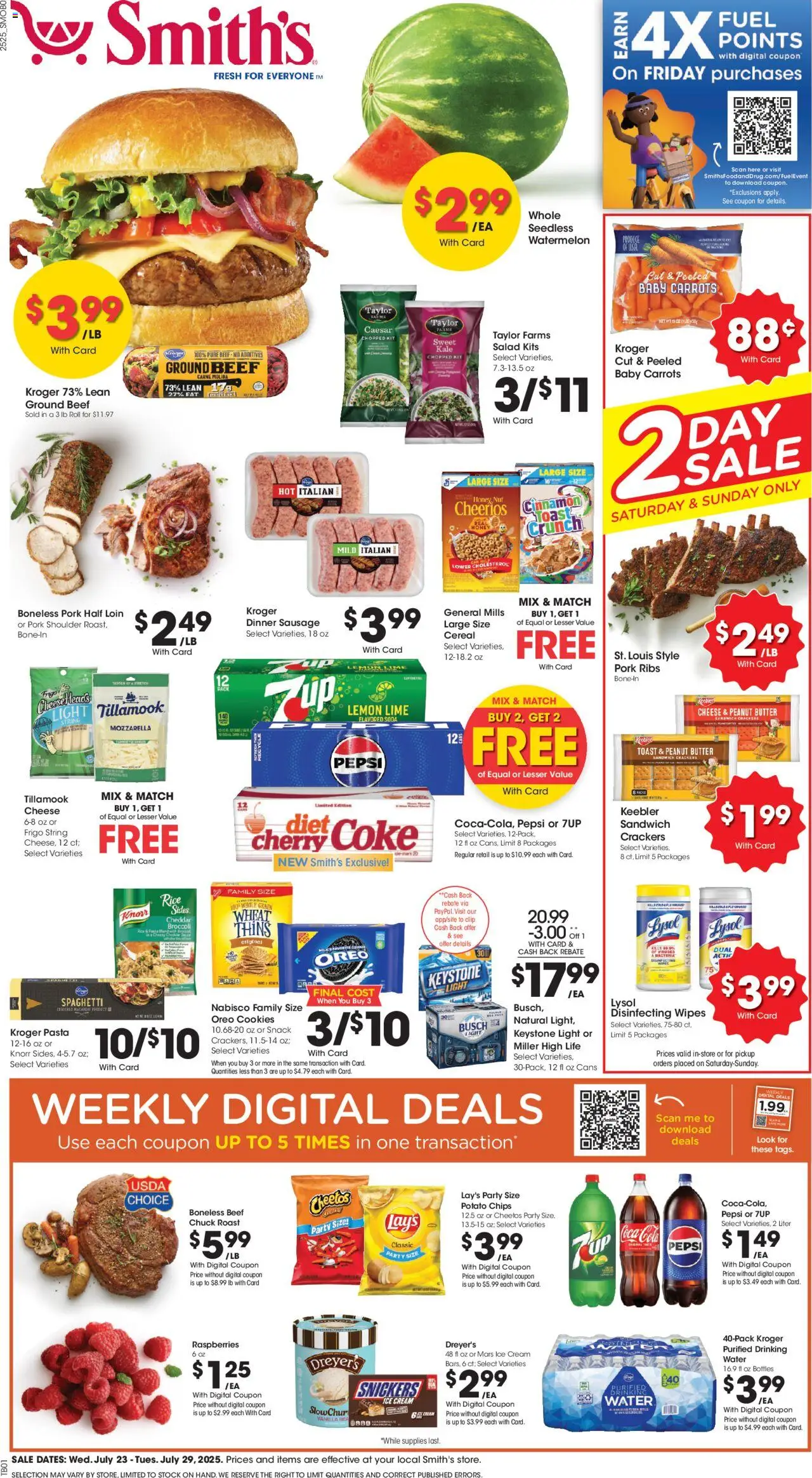 Smith's Weekly Ad - ID from 07/23/2025 - Flyer - Page number 1