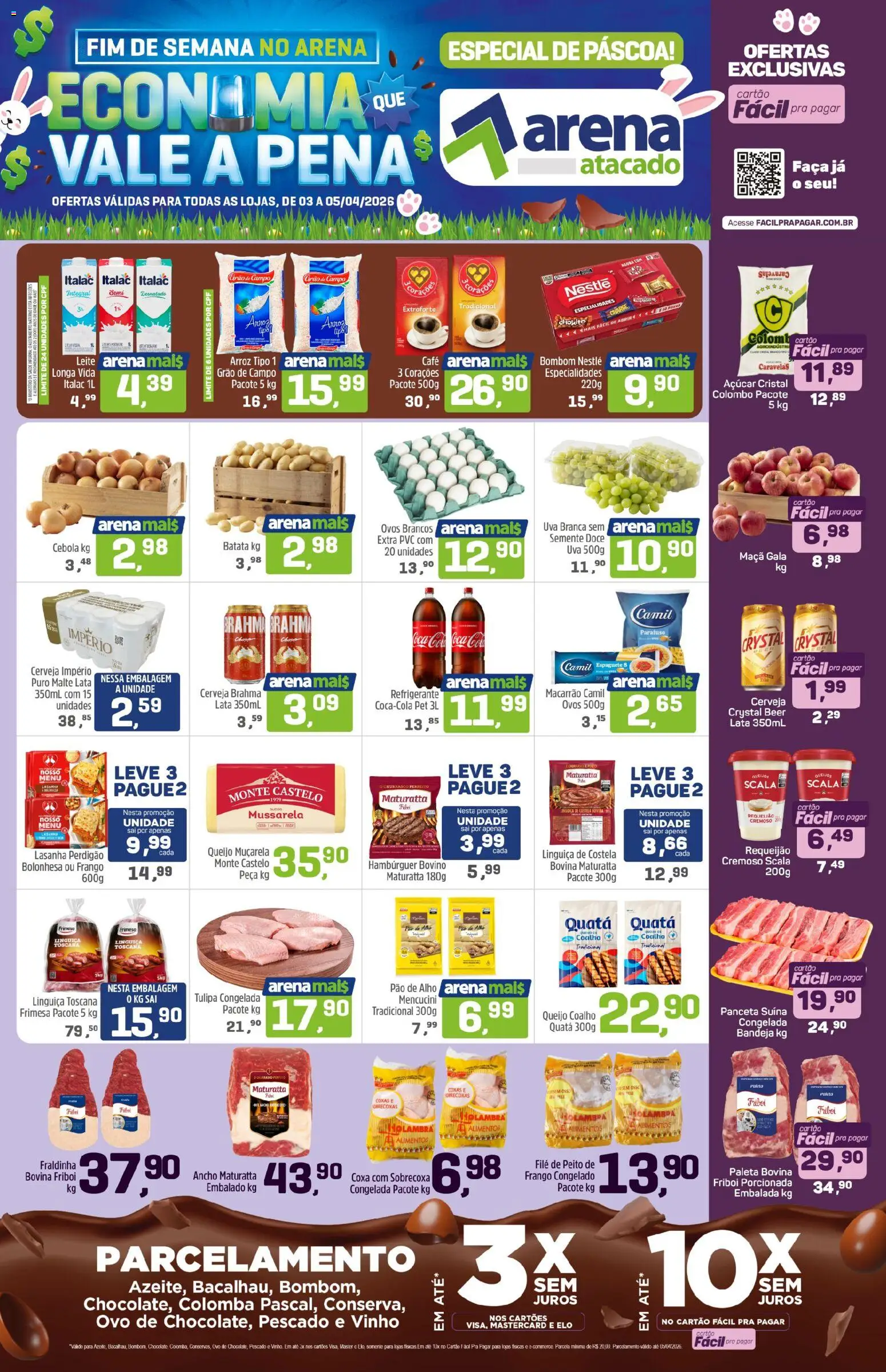 Pré-Visualização do folheto "Arena Atacado - Ofertas da semana" da loja Arena Atacado válido a partir de 03/04/2026