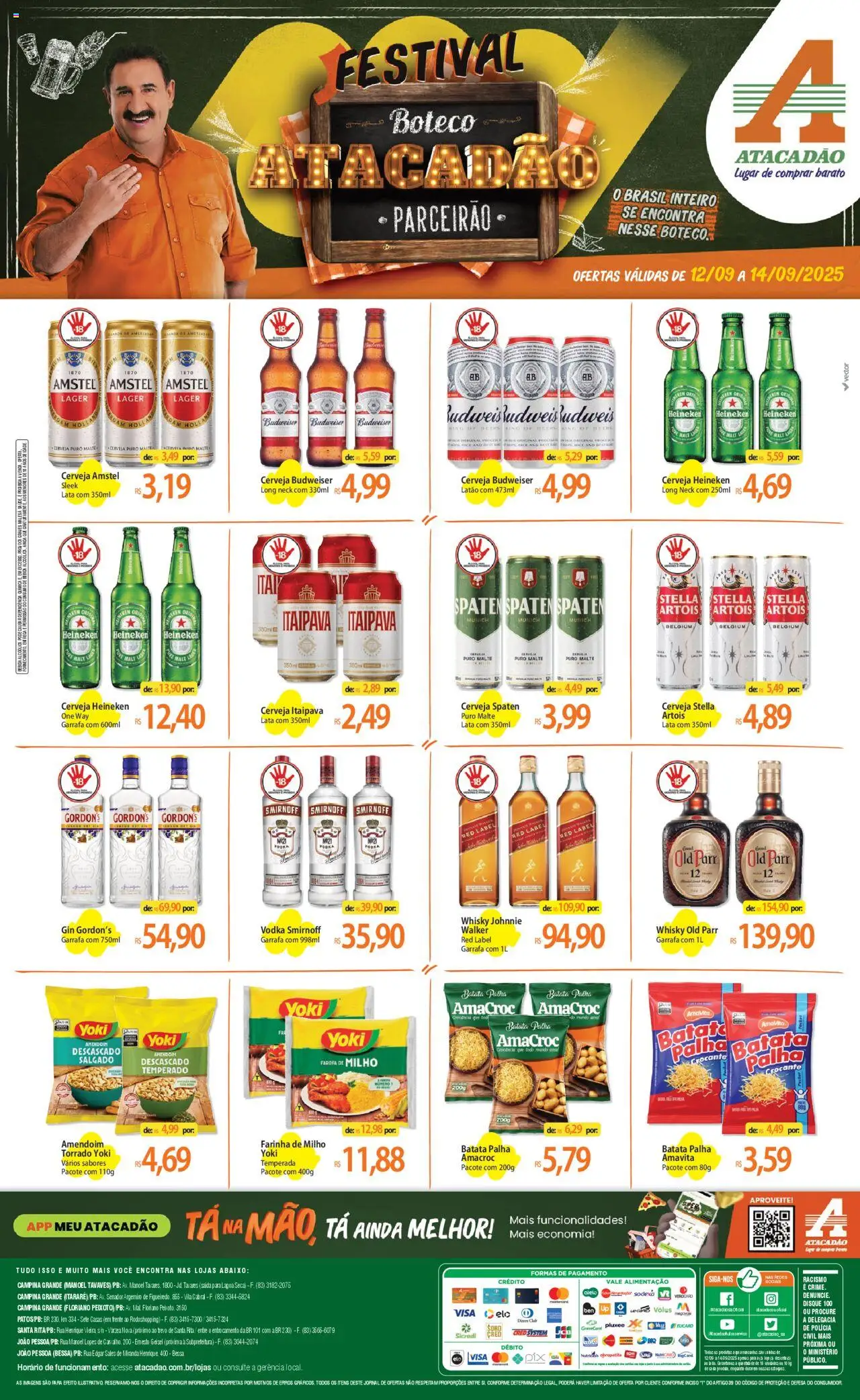 Atacadão folheto "Ofertas - PB" válido a partir de 12/09/2025 - número de página 1